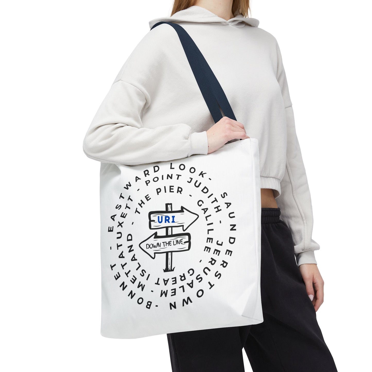 Down the Line Tote Bag