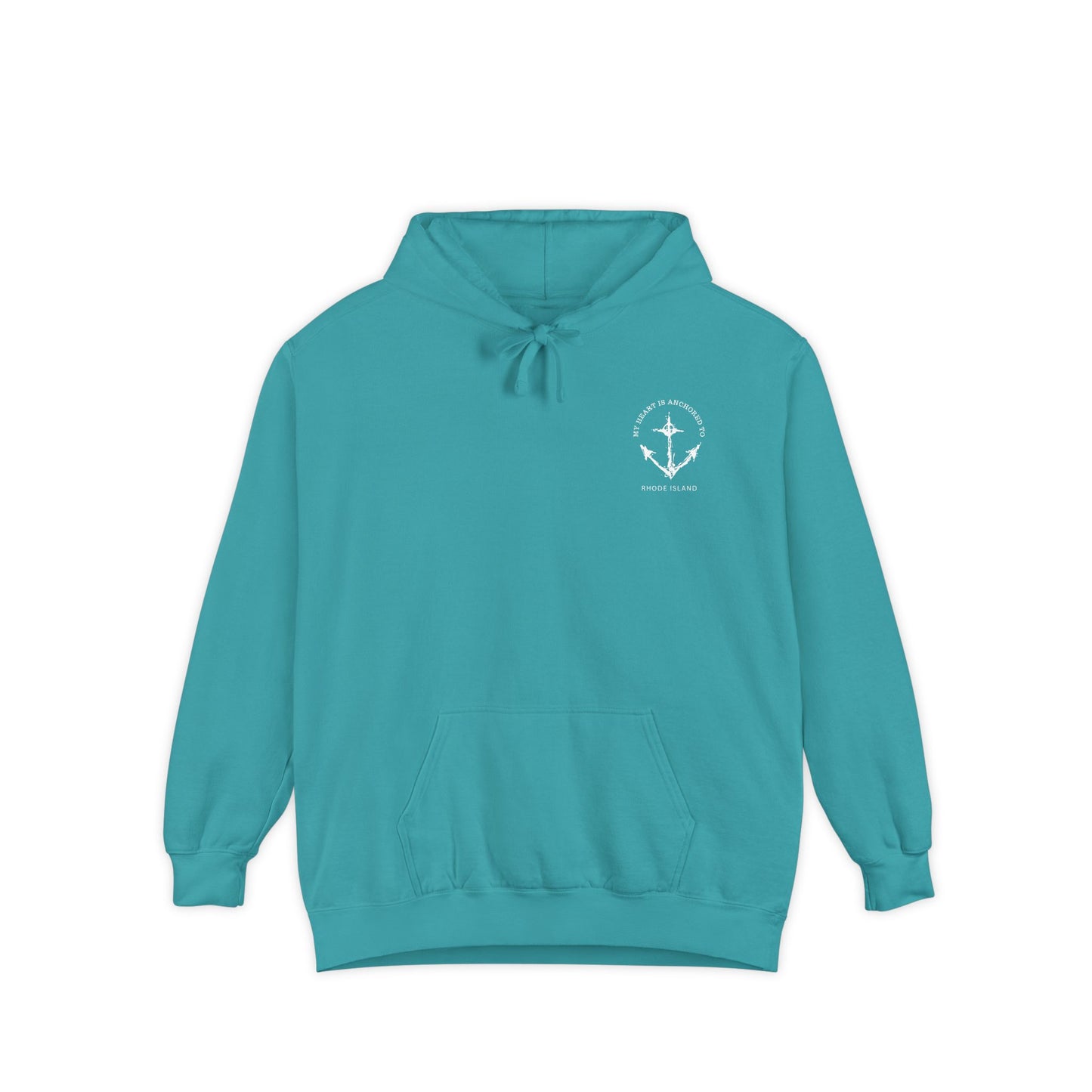 Anchored Heart Rhode Island Hoodie