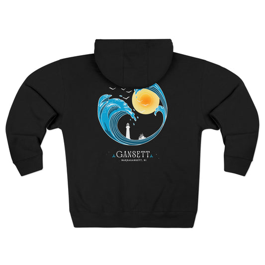 Gansett Glory Unisex Zip Hoodie