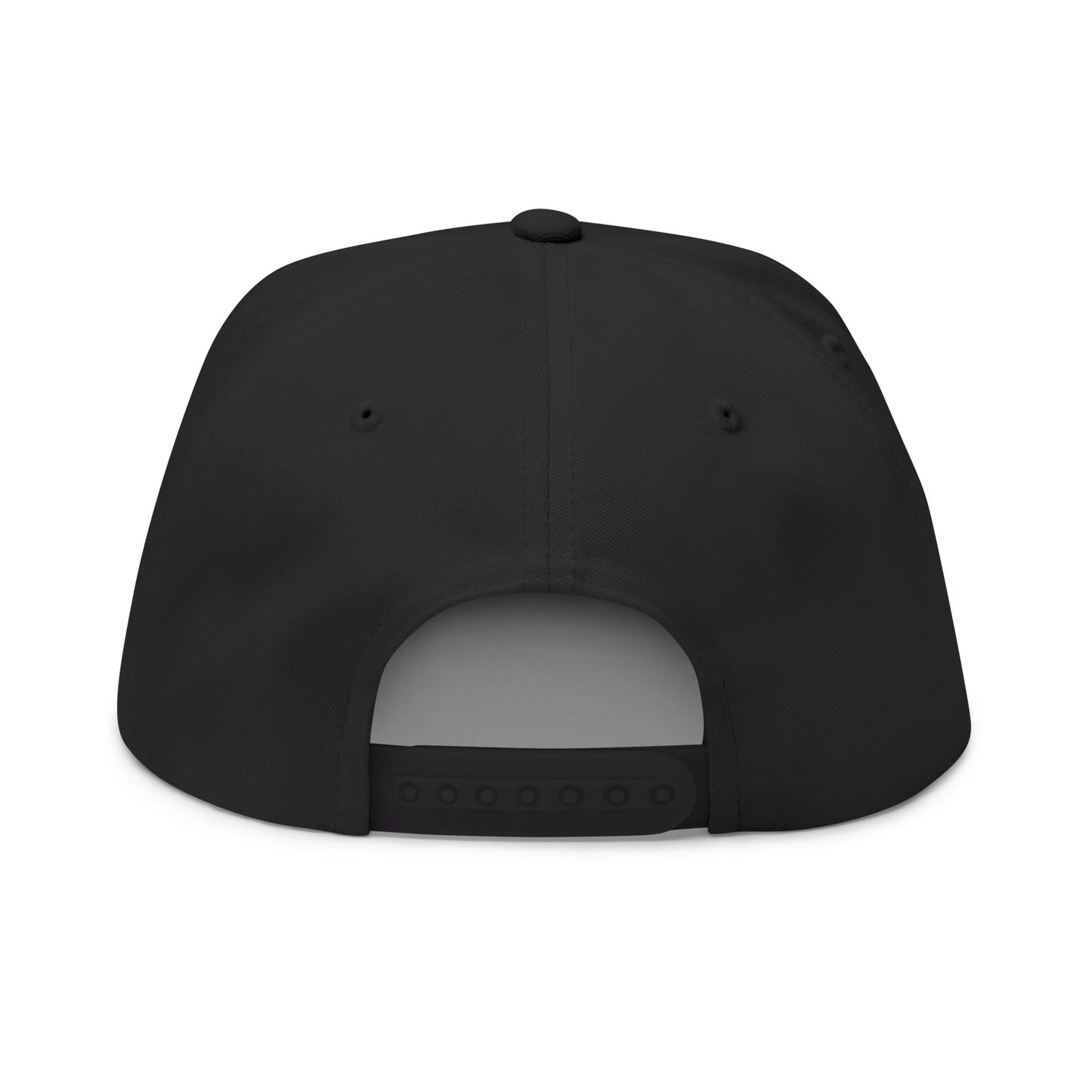 401 Embroidered Flat Bill Cap — Vintage Distressed Number Snapback Hat