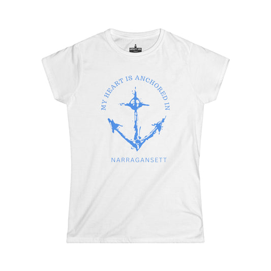 Anchored In Gansett  Women's Tee