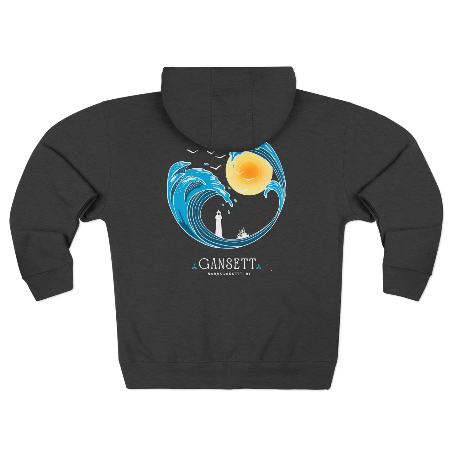 Gansett Glory Unisex Zip Hoodie