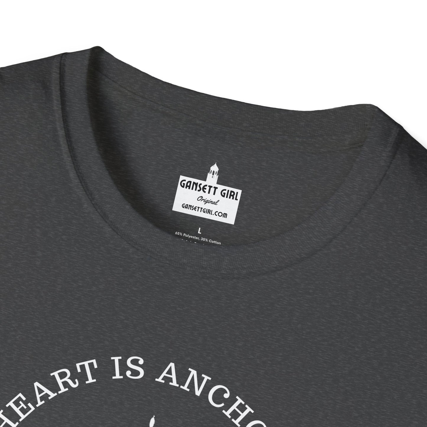 Anchored Heart Rhode Island Tee