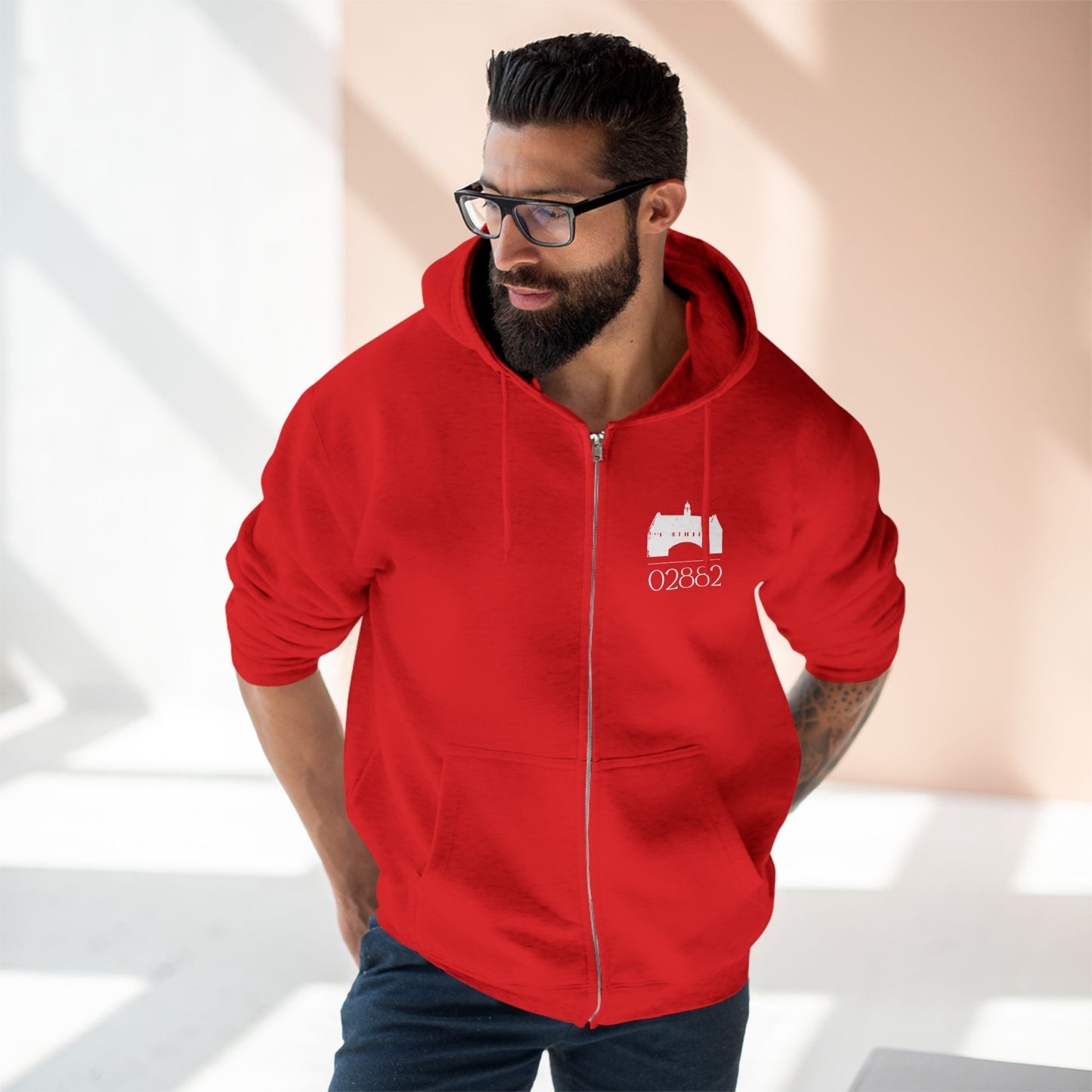 Towers Unisex Zip Hoodie