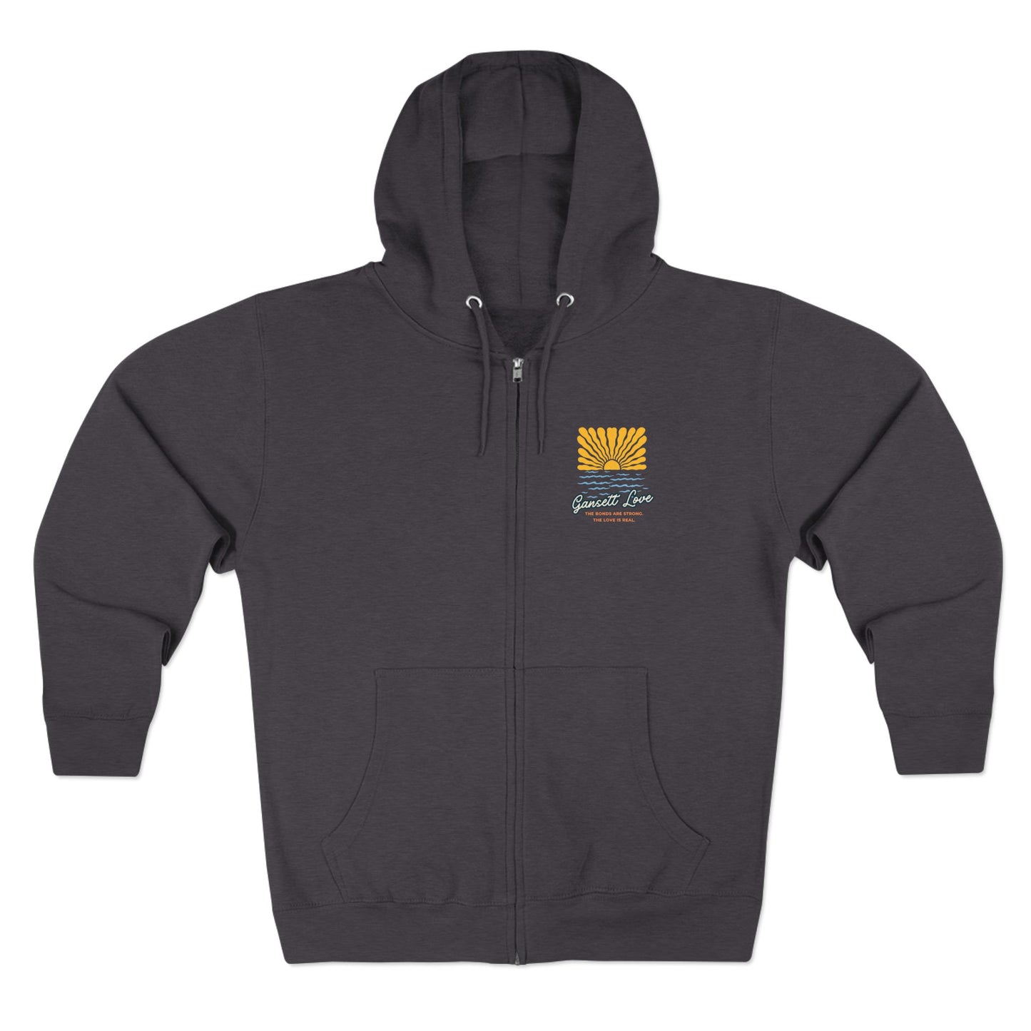 Gansett Love Unisex Zip Hoodie