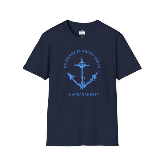 Anchored In Gansett Tee (front)