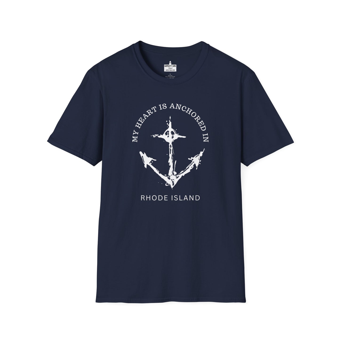 Anchored In Rhode Island Tee