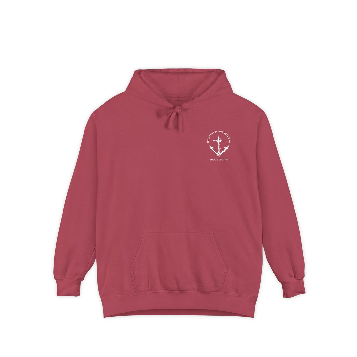 Anchored Heart Rhode Island Hoodie