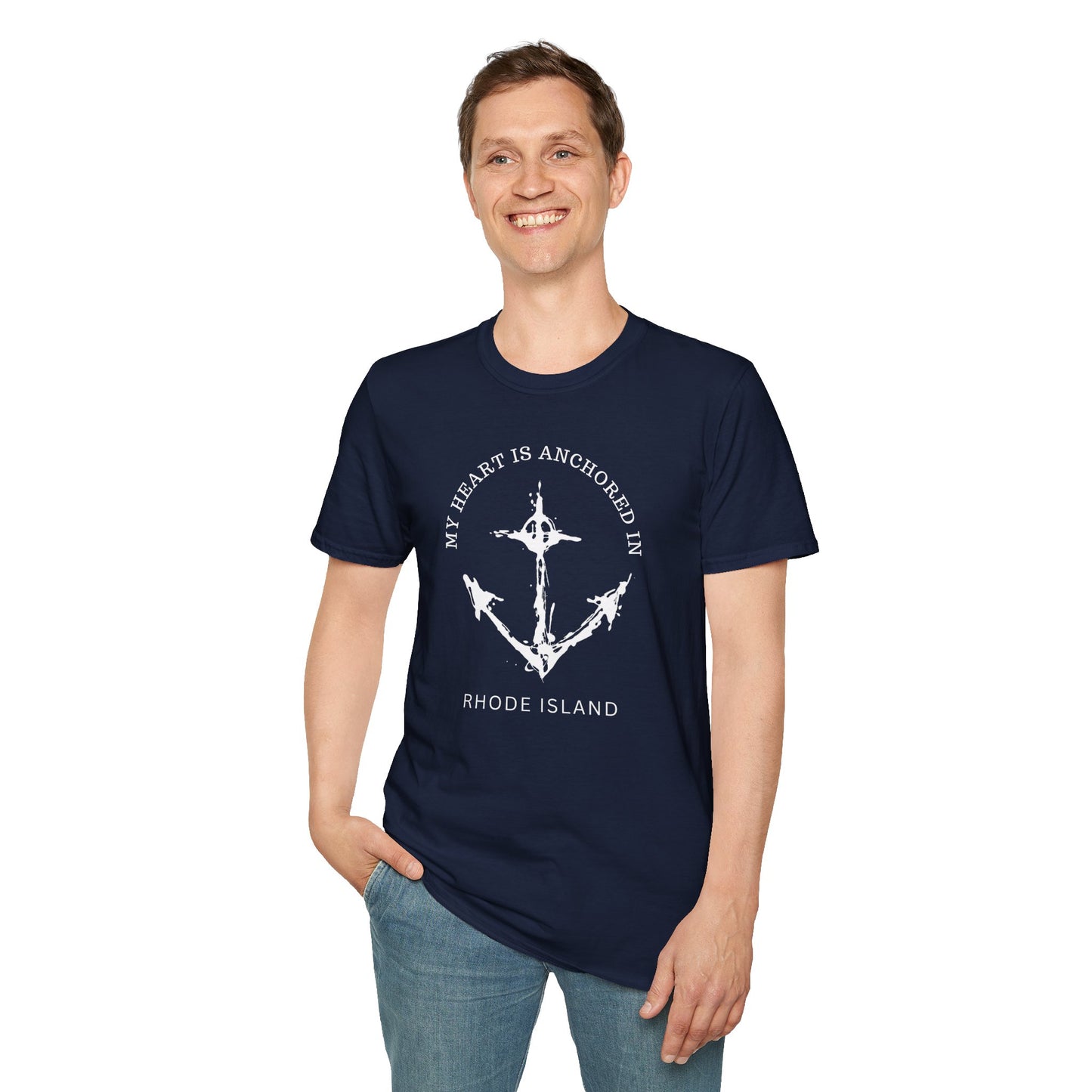 Anchored In Rhode Island Tee