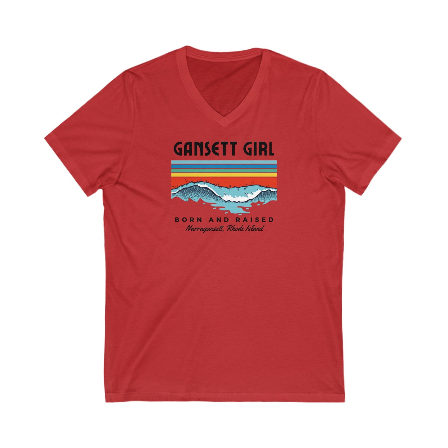 Gansett Born and Raised V-Neck