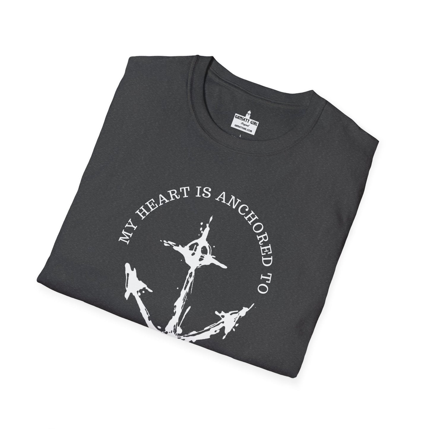 Anchored Heart Rhode Island Tee