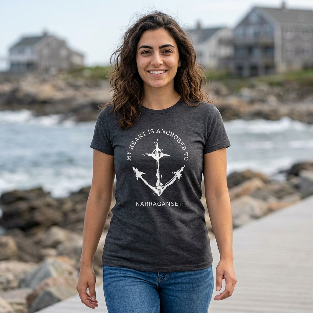 Anchored Heart Women's Tee