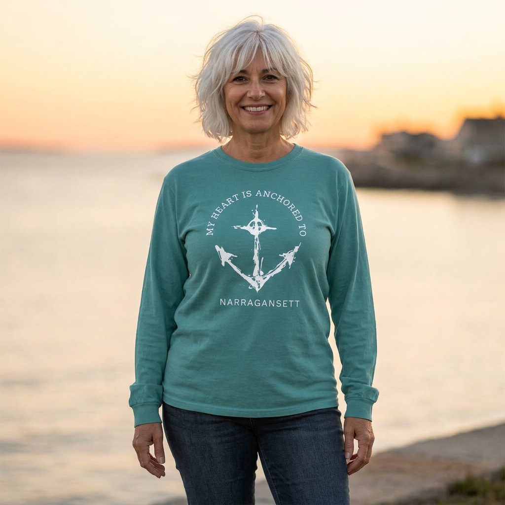 Anchored Heart Gansett Long Sleeve Shirt