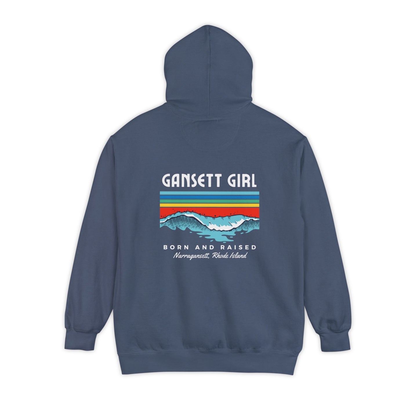 Gansett Girl Born and Raised Hoodie