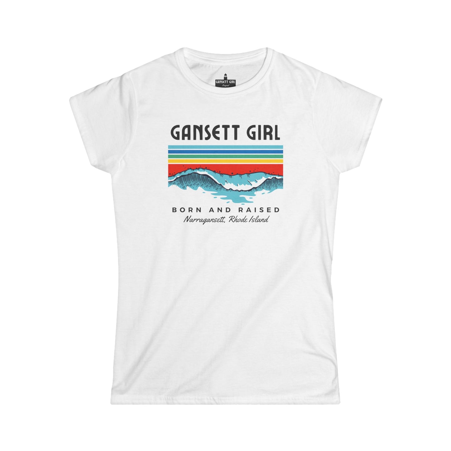 Gansett Born and Raised Women's Tee