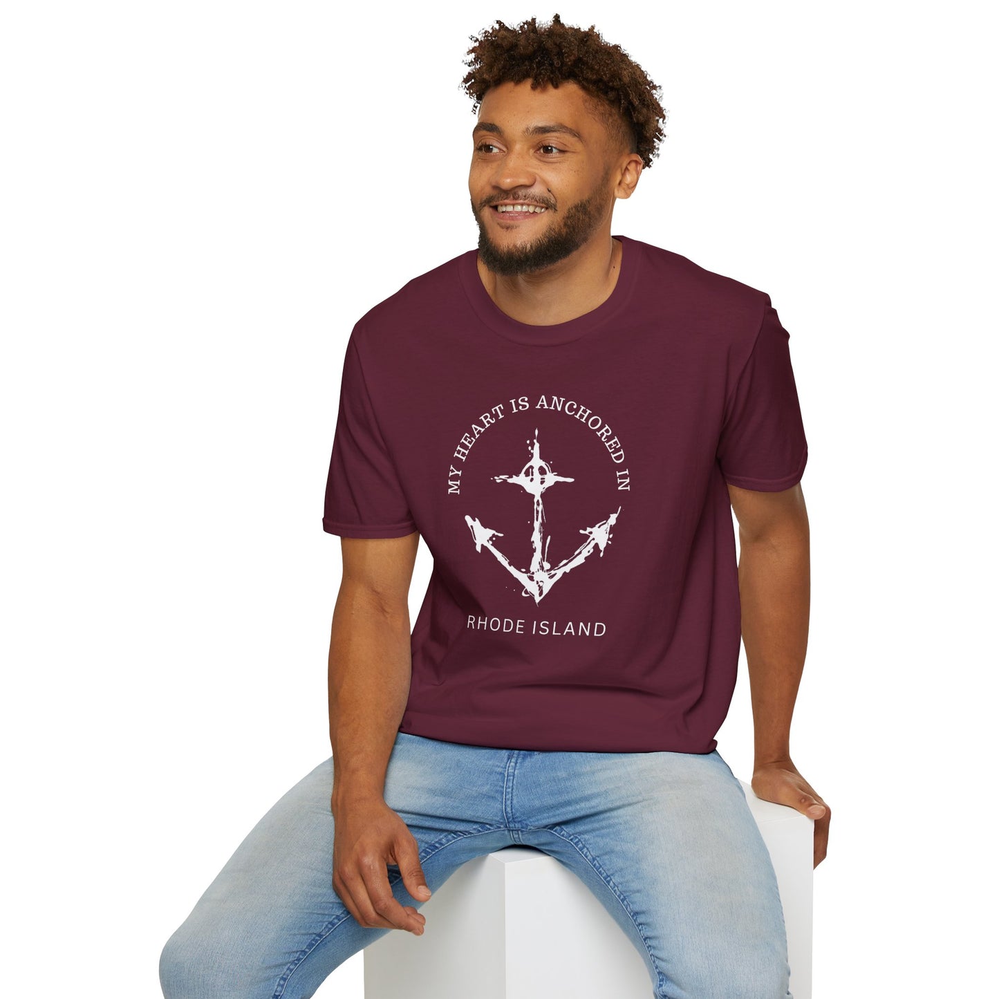 Anchored In Rhode Island Tee