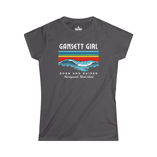 Gansett Born and Raised Women's Tee