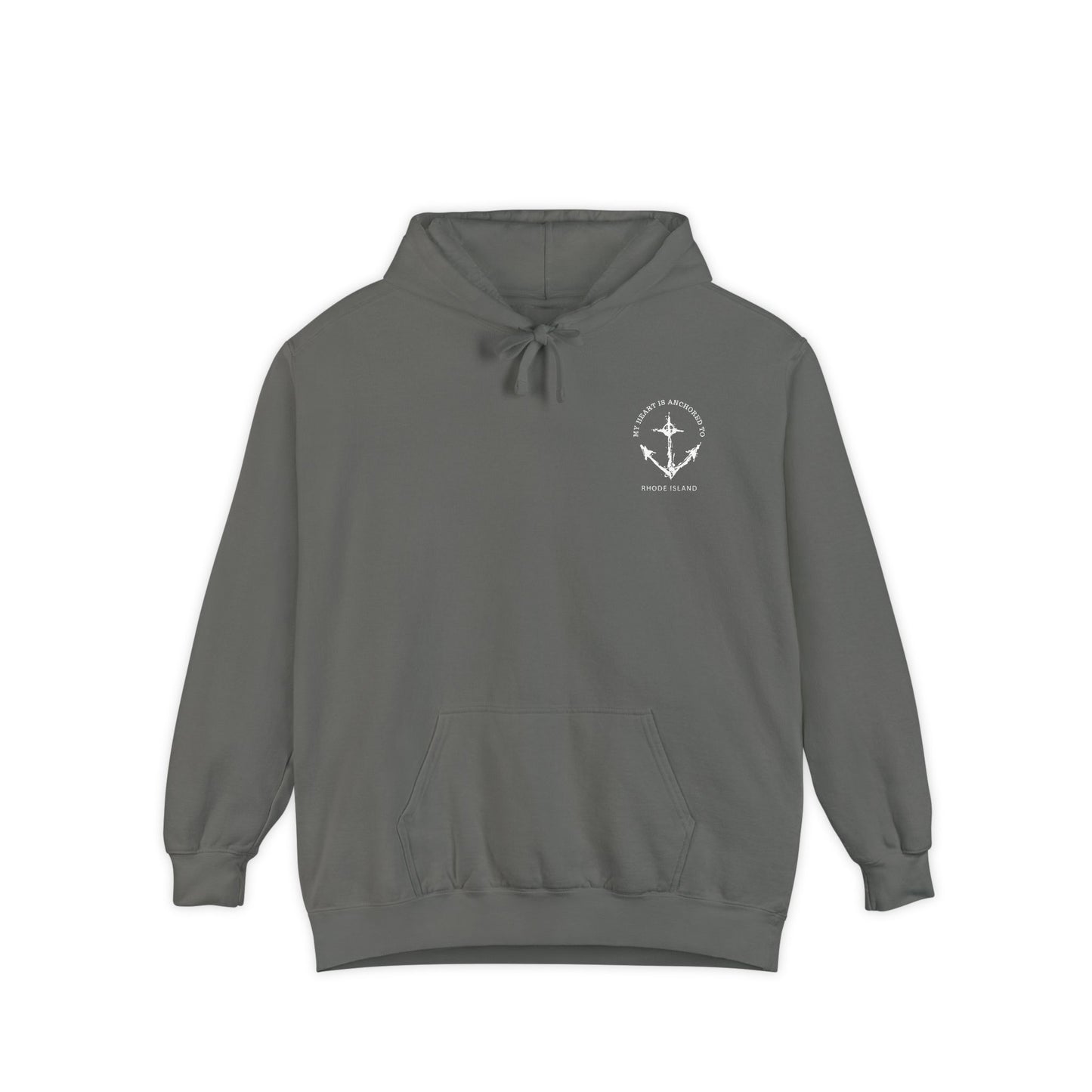 Anchored Heart Rhode Island Hoodie