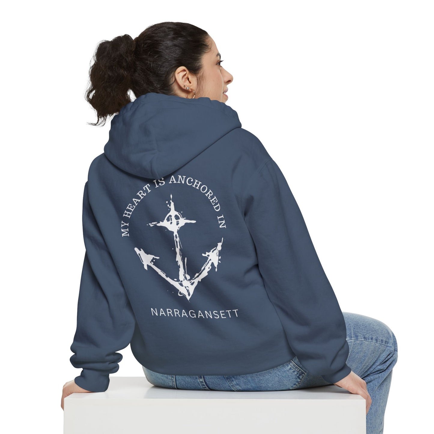 Anchored in Gansett Hoodie