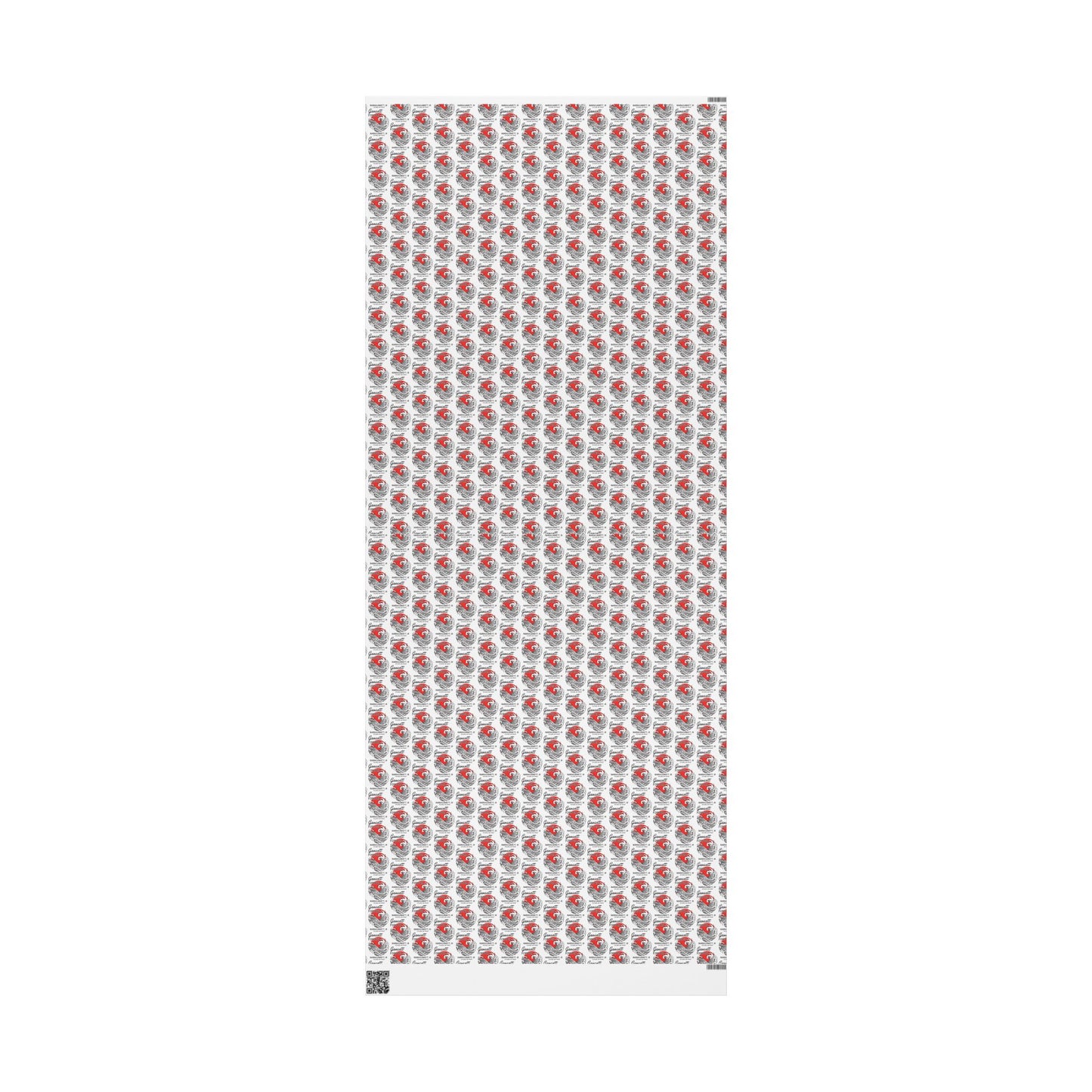 Gansett Forever Wrapping Paper Roll, Red & White