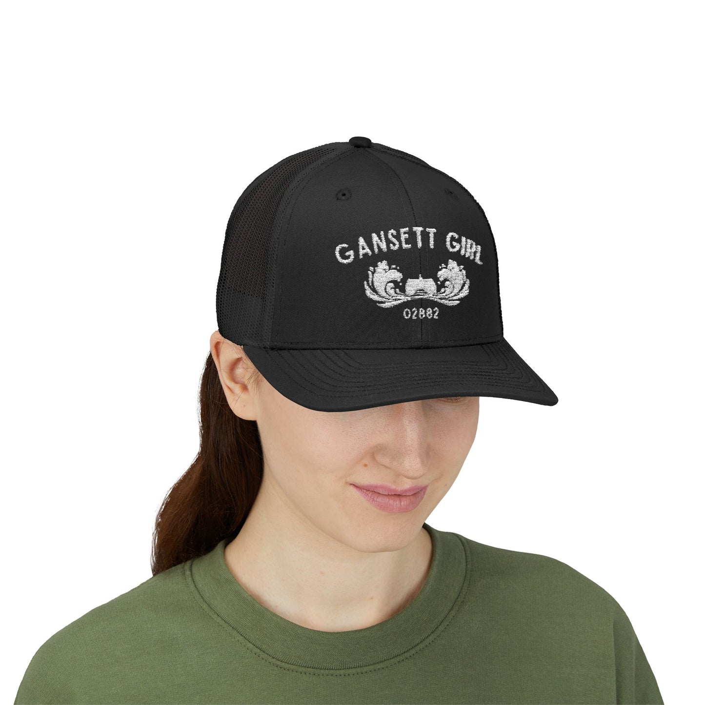 Gansett Girl Snapback Trucker Cap