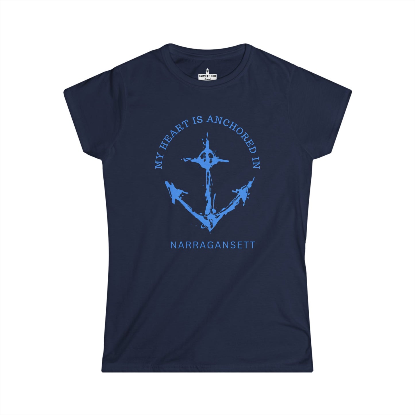 Anchored In Gansett Women's Tee