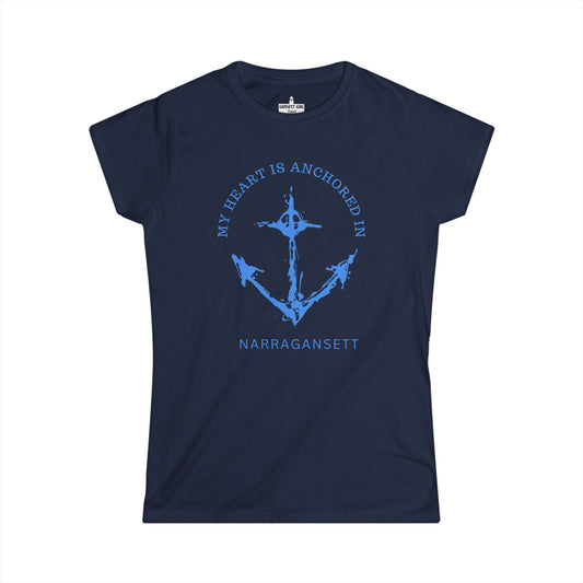 Anchored In Gansett Women's Tee