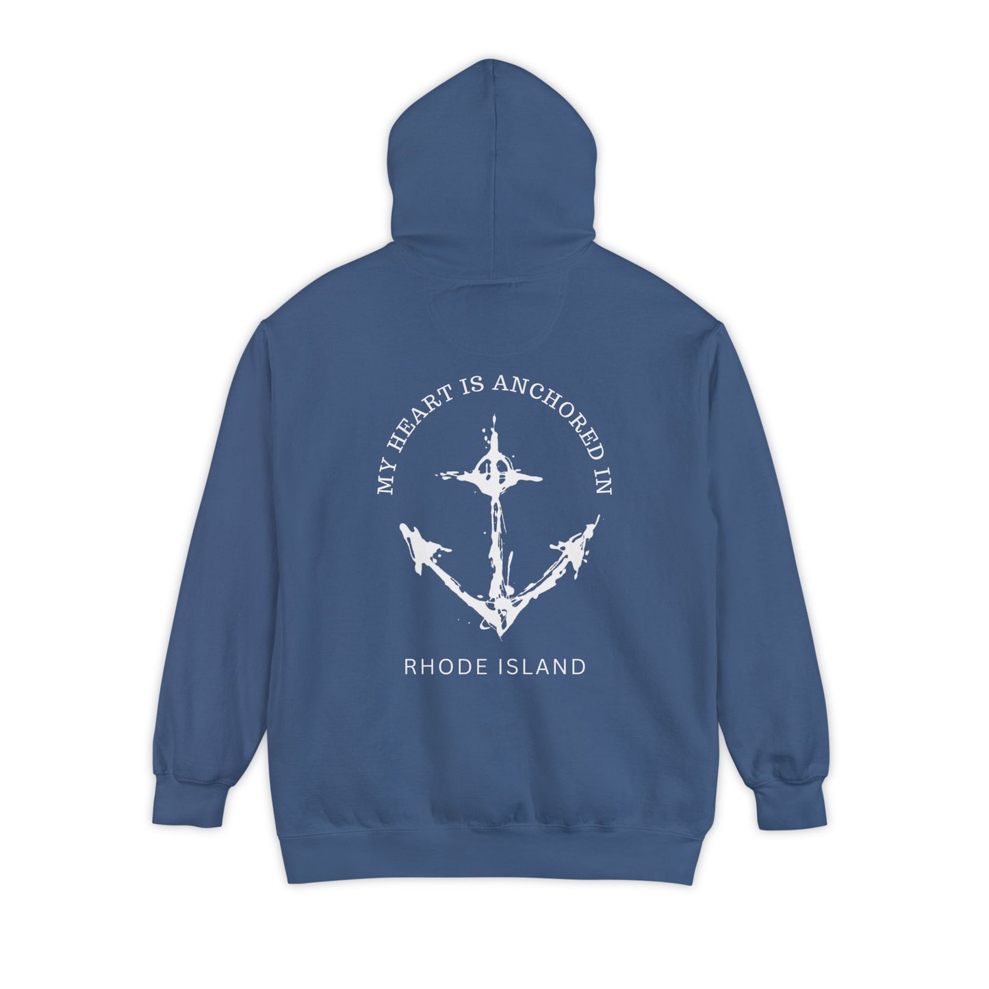 Anchored in Rhode Island Hoodie