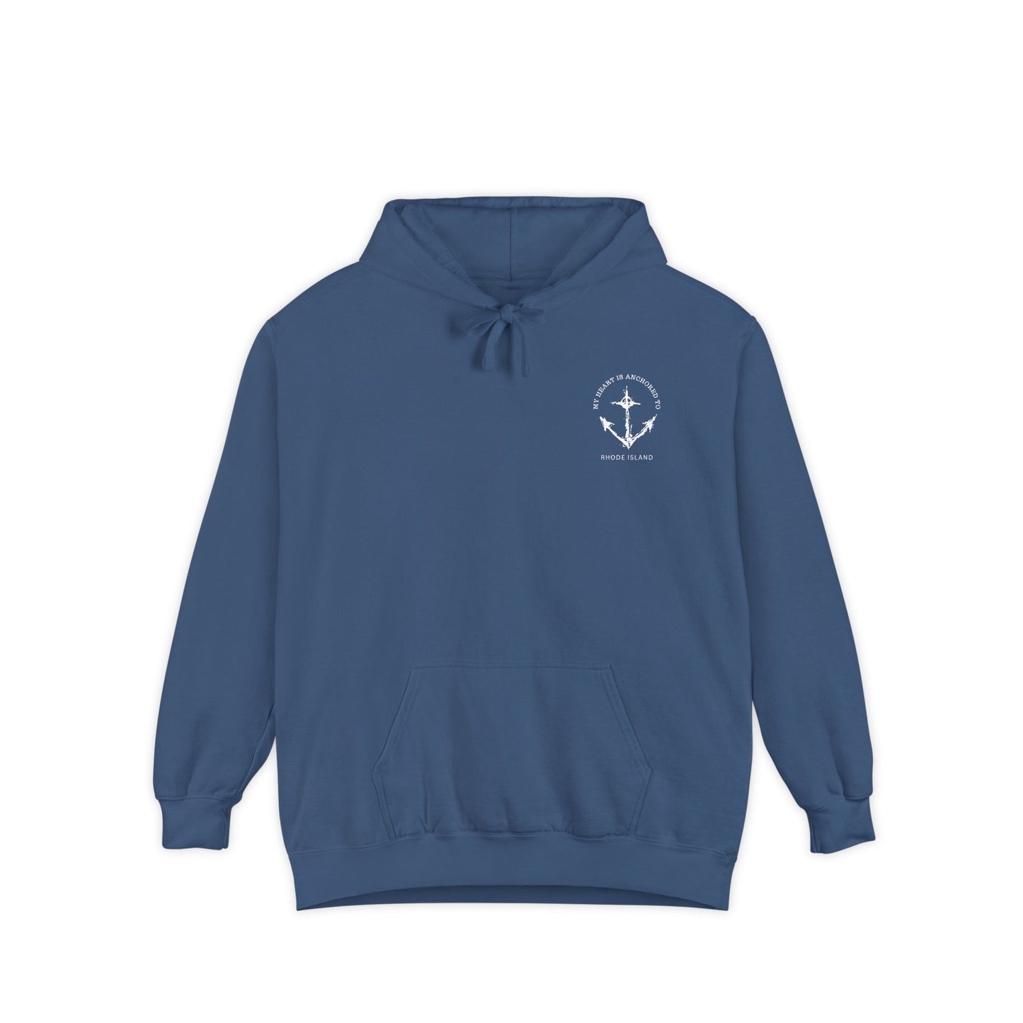 Anchored Heart Rhode Island Hoodie