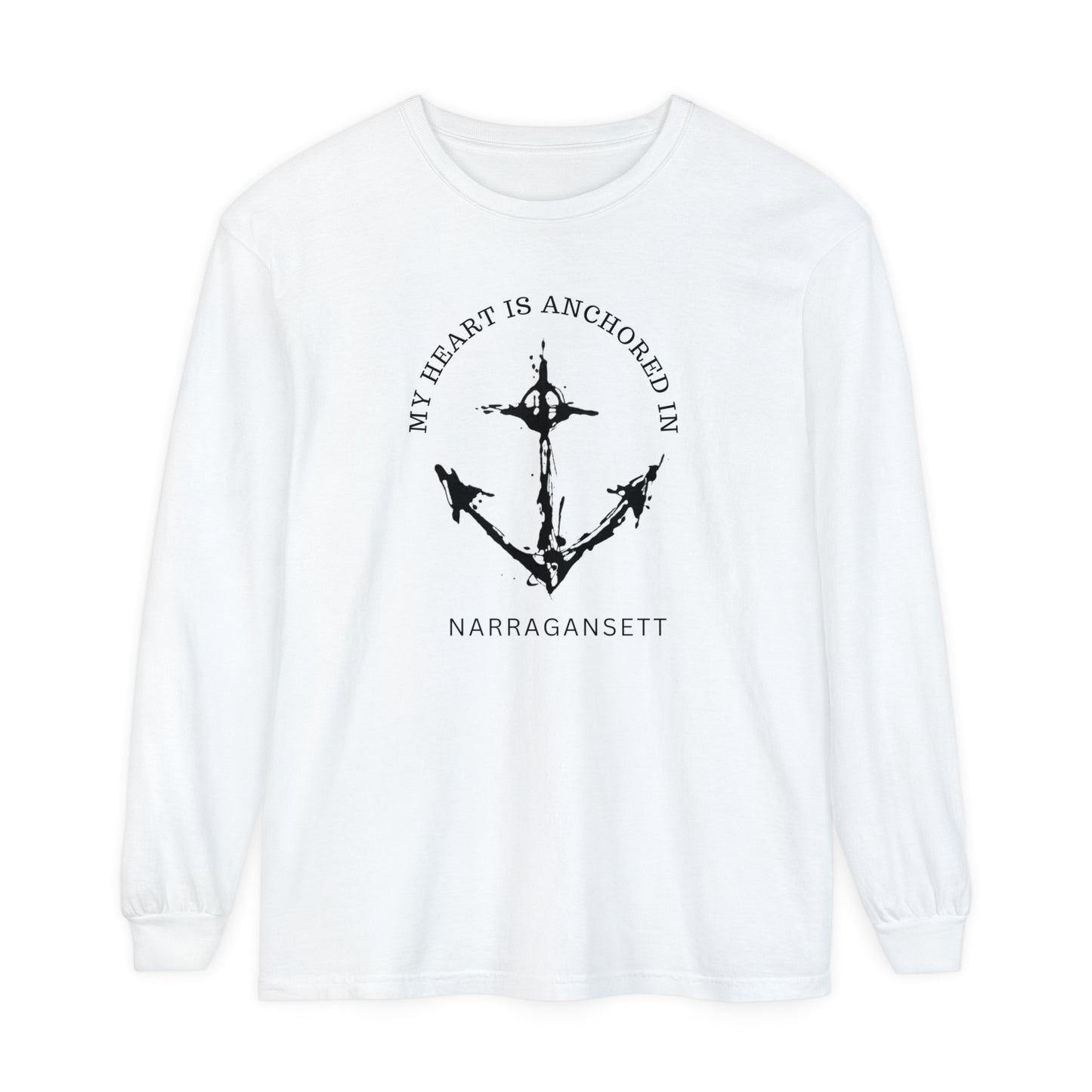 Anchored in Gansett Long Sleeve Shirt