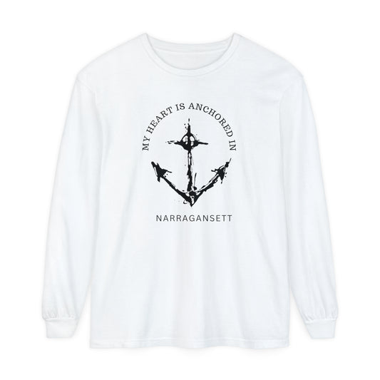 Anchored in Gansett Long Sleeve Shirt