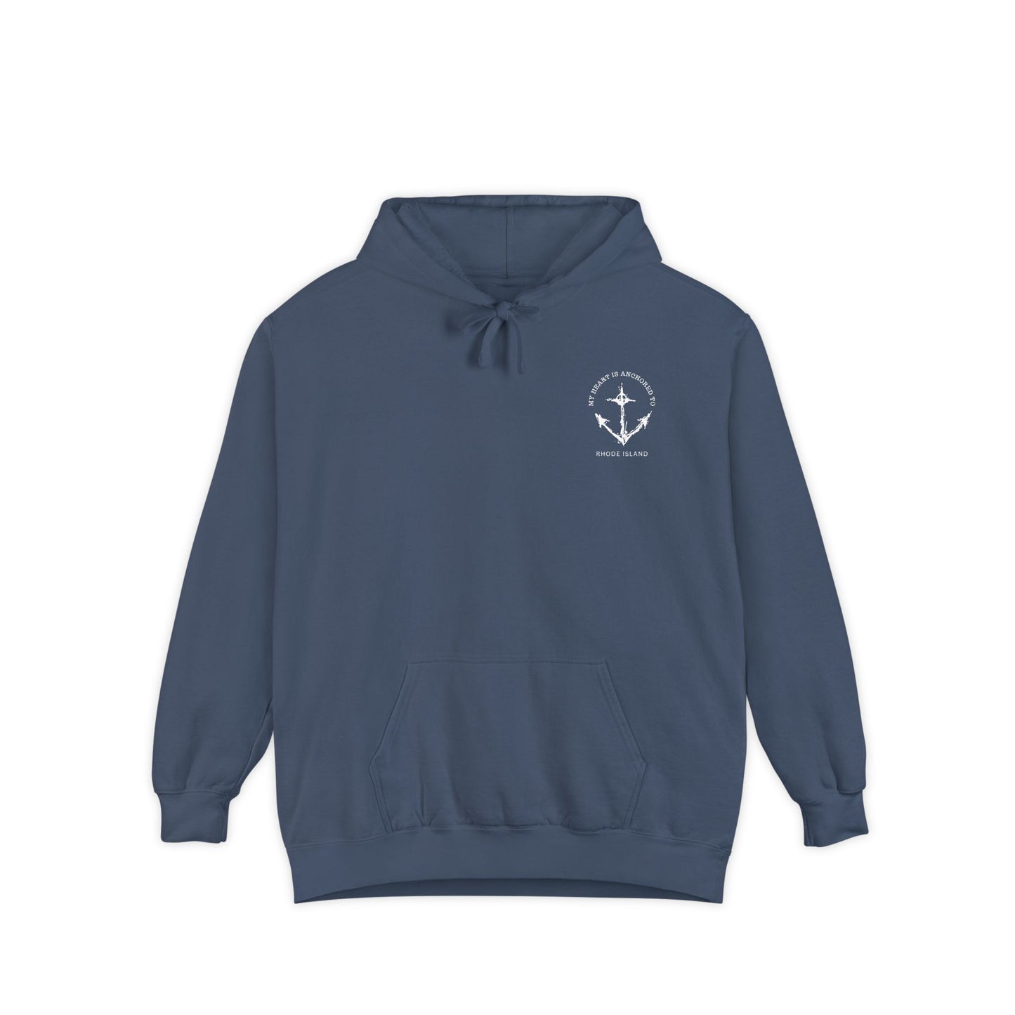 Anchored Heart Rhode Island Hoodie
