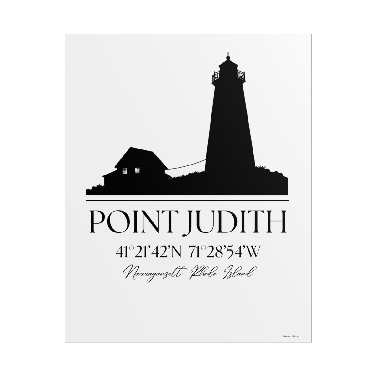 Point Judith Lighthouse • 16x20 Print