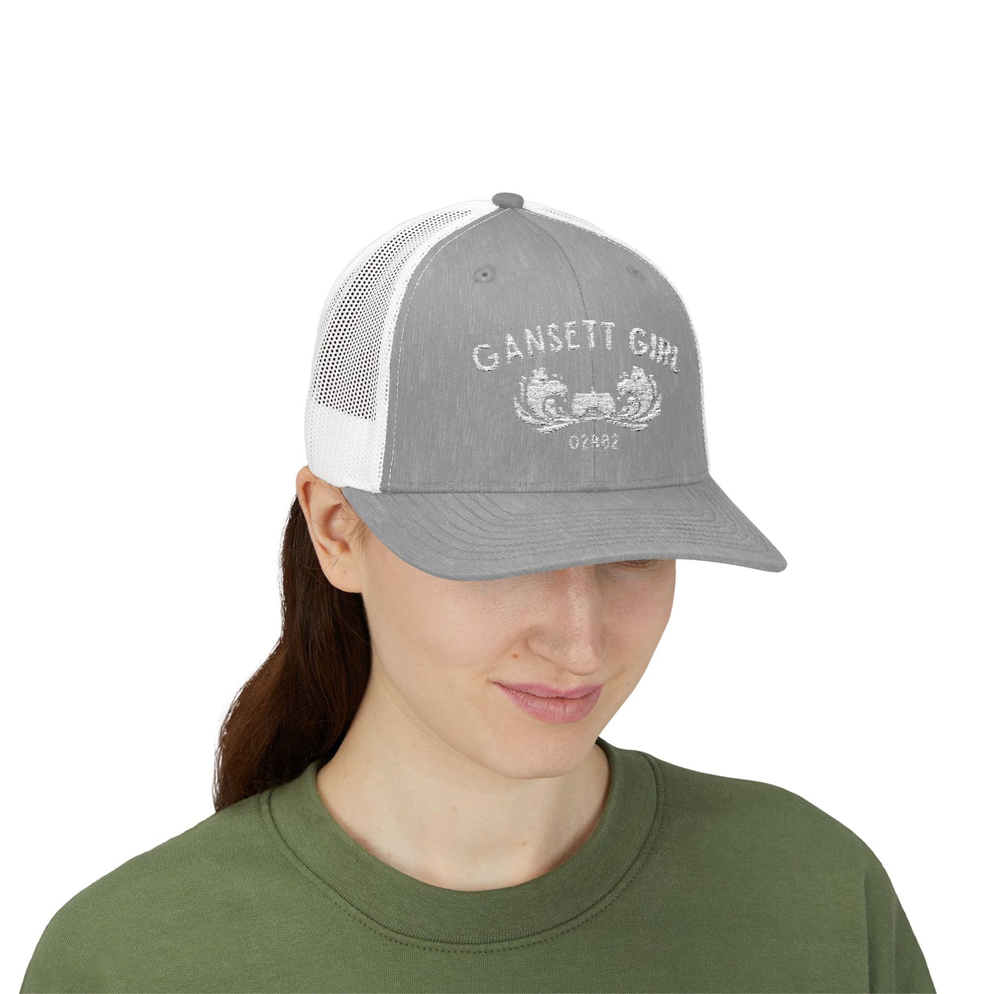 Gansett Girl Snapback Trucker Cap