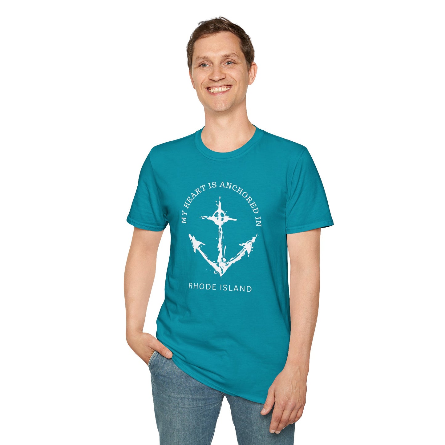 Anchored In Rhode Island Tee