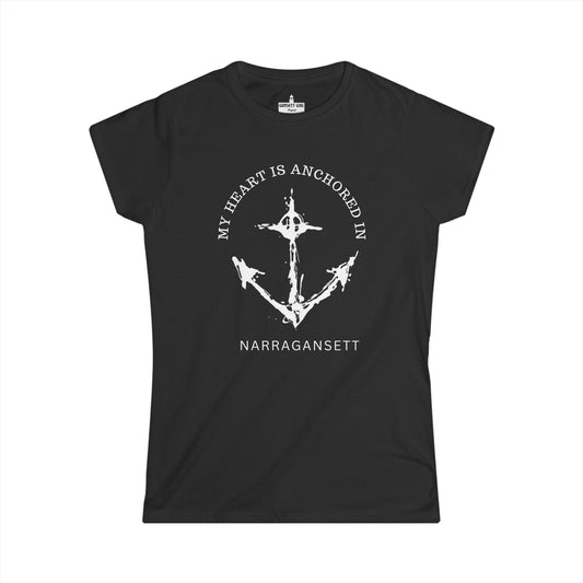 Anchored In Gansett Women's Tee