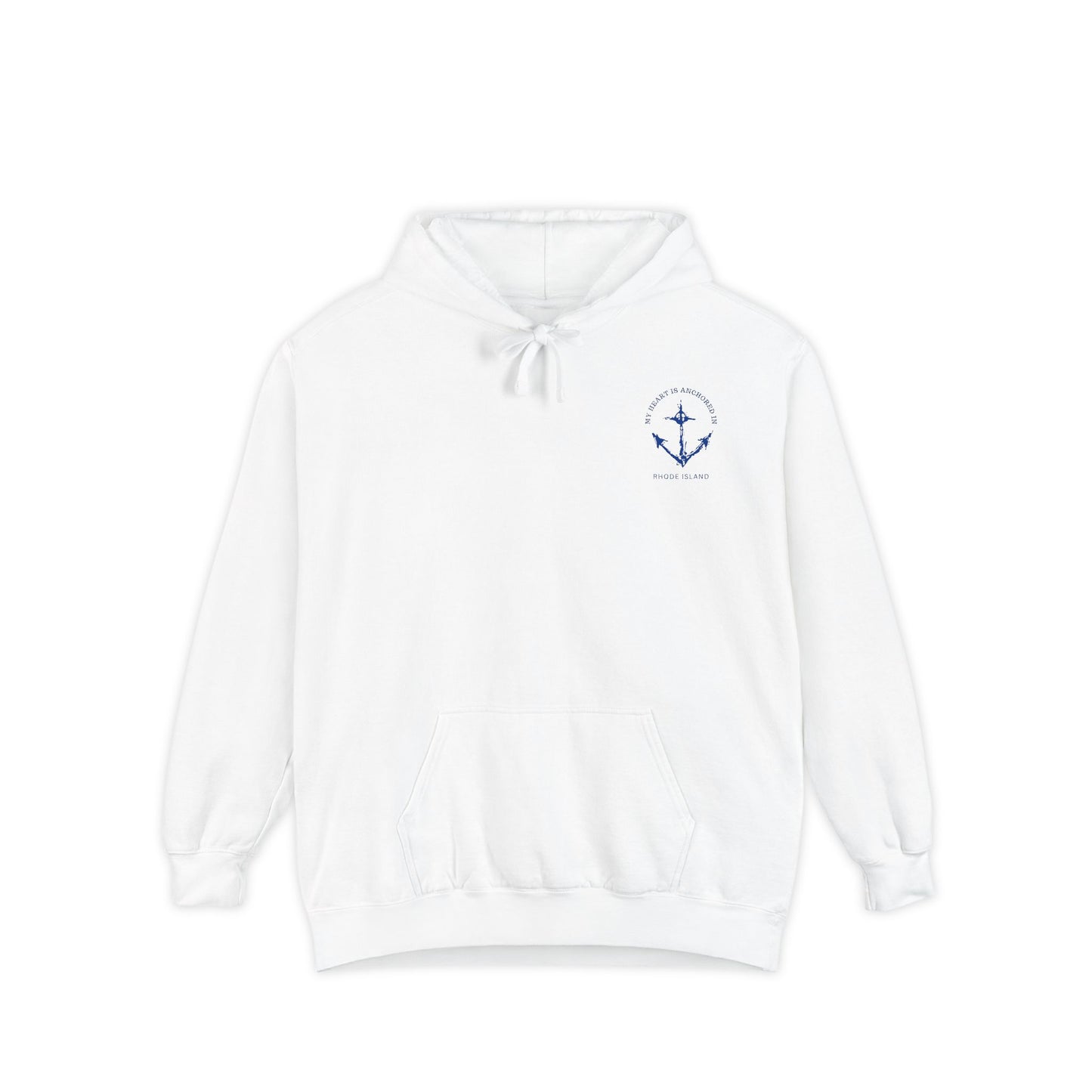 Anchored Heart Rhode Island Hoodie