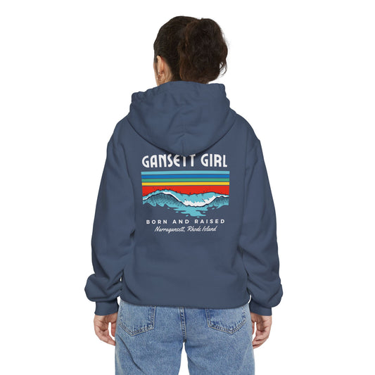 Gansett Girl Born and Raised Hoodie