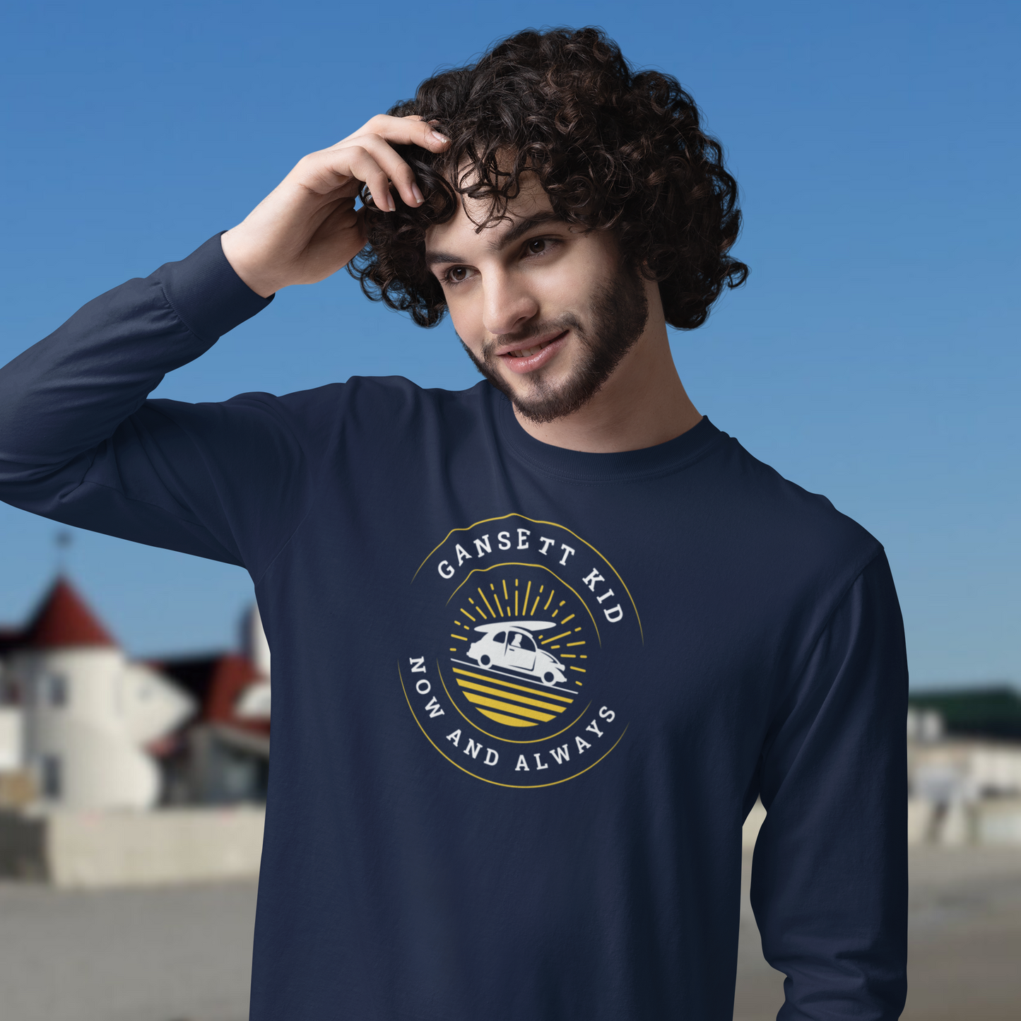 Gansett Kid ADULT Long Sleeve T-Shirt